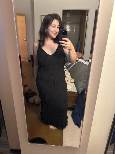 chinese dress ladies Zaina Modest Ruffle Maxi Dress