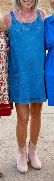 hatch denim dress The Kiley Denim Mini Dress