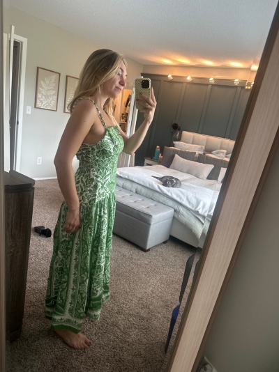delicate tapestry linen midi dress Farm Rio Delicate Tapestry Midi Dress