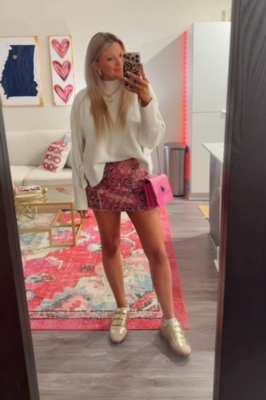 Free People Darla Quilted Mini Skirt - Pants Store