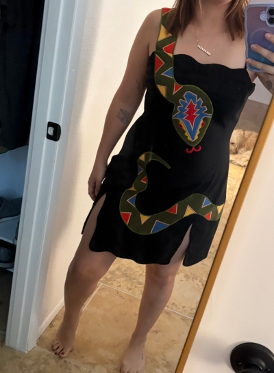 Snake Mini Dress | Nuuly