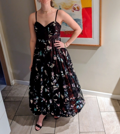 Butterfly Appliqu Bubble Dress | Nuuly