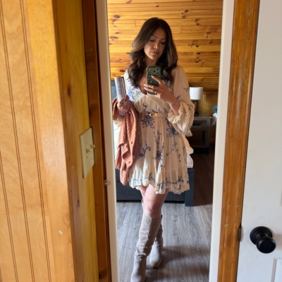 Estella Embroidered Mini Dress | Nuuly