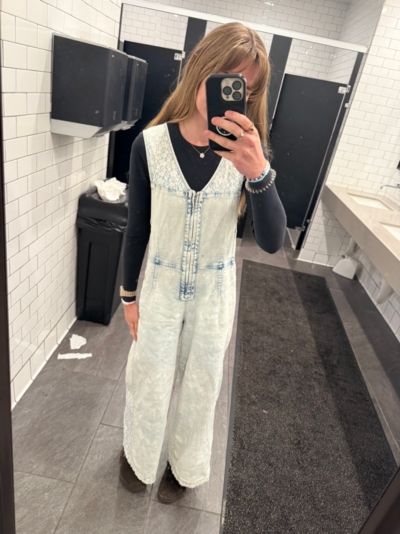 Front-Zip Wide-Leg Overalls | Nuuly
