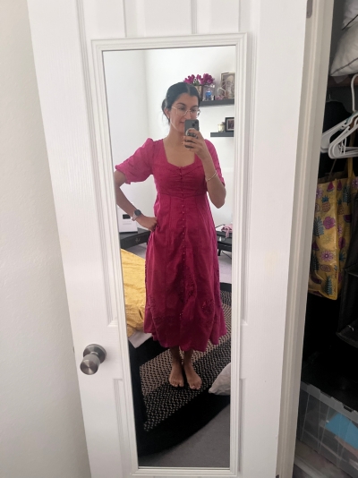 Lisa Lace Midi Dress | Nuuly