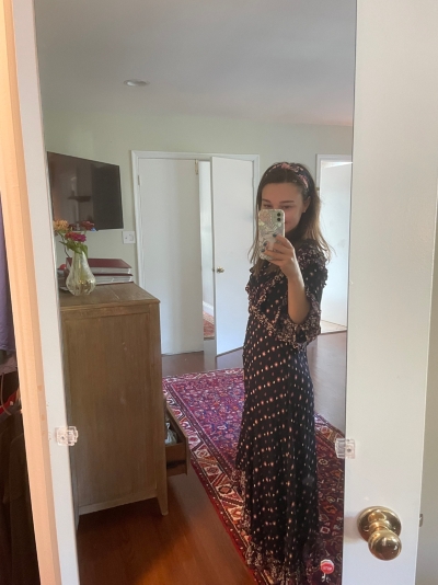 knee length dresses for ladies Free People Cecelia Midi Dress