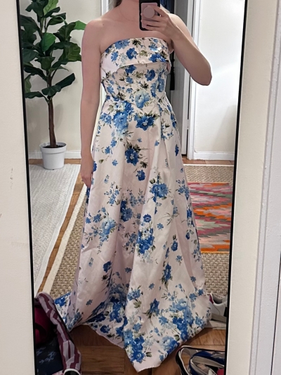 chinese dress ladies Arizona White Floral Print Maxi Dress - 18 main image 1