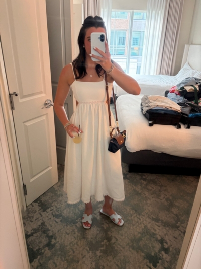 Scallop Midi Dress | Nuuly