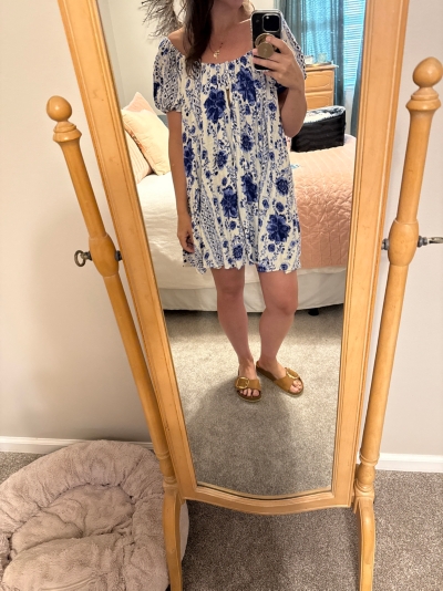 Amara Cotton-Blend Slip Mini Dress | Nuuly