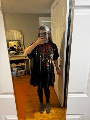 Sweet Echoes Velvet Mini Dress