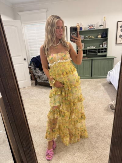 vikki sheer maxi dress Vikki Sheer Maxi Dress