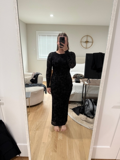 chinese dress ladies Diagonal Ruched Cape Gown