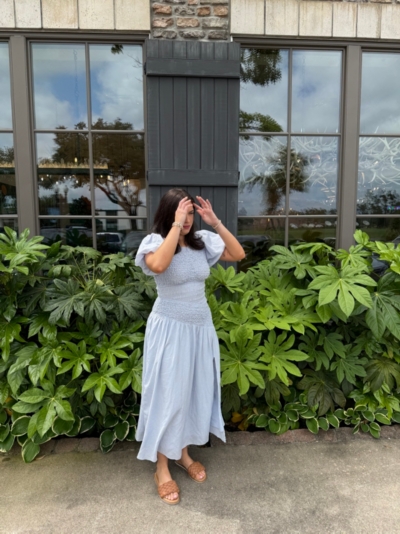 Theoni Linen Blend Maxi Dress | Nuuly