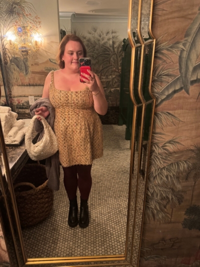Tweed Fit & Flare Mini Dress | Nuuly
