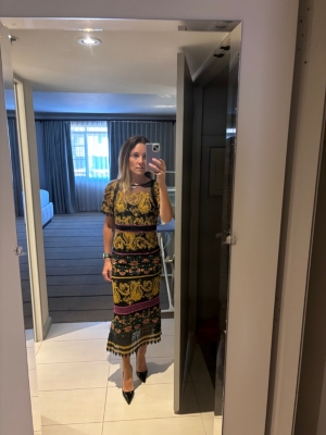 green emerald velvet dress MINKPINK Avalon Square Neck Midi Dress In Jacaranda Blue main image 1