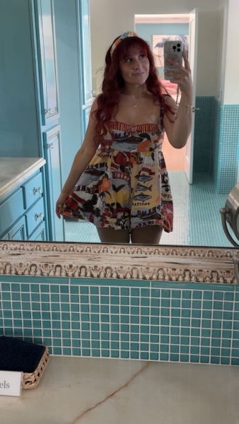 Nerea Open-Back Romper