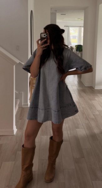 Harlow Denim Mini Dress | Nuuly