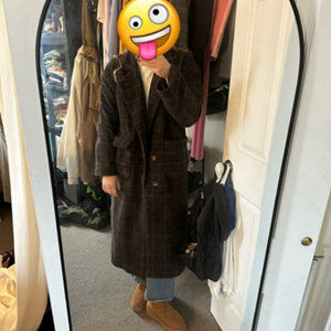 Windowpane Oversized Plaid Overcoat | Nuuly Windowpane Oversized Plaid Overcoat | Nuuly