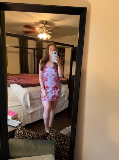 Porcelain Garden Linen Mini Dress | Nuuly