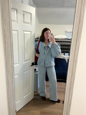 Rose Embroidery Jeans | Nuuly