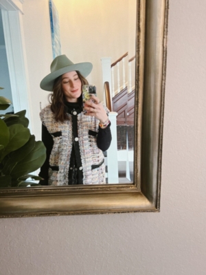 Oversized Tweed Vest | Nuuly
