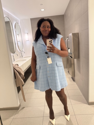 Sleeveless Tweed Blazer Mini Dress | Nuuly
