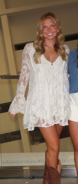 Aurelia Lace Mini Dress | Nuuly
