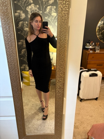 knee length dresses for ladies Leo Lin Caroline Appliqué Short Sleeve Midi Dress main image 0