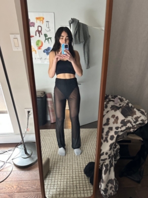 Meri Sheer Pants | Nuuly