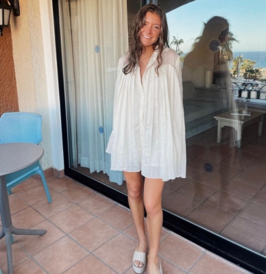 Counter Pleated Mini Dress | Nuuly