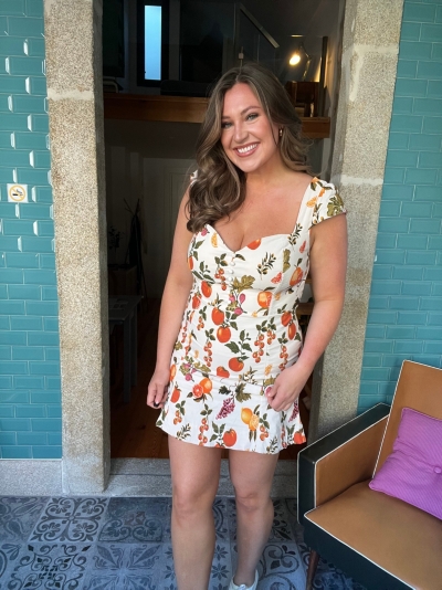 The Cecily Fit & Flare Sweetheart Mini Dress | Nuuly