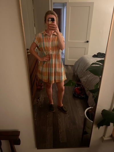 Dreamers Madras Mini Dress | Nuuly