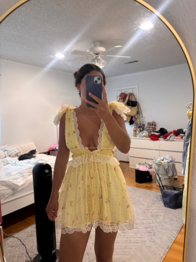 Poppy Lace Mini Dress | Nuuly