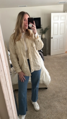 Lightweight Quilted Shirt Jacket | Nuuly