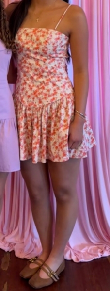 Drop-Waist Mini Dress