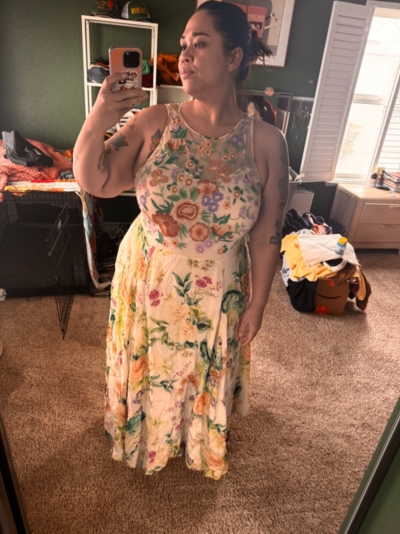 Floral A-Line Maxi Dress | Nuuly