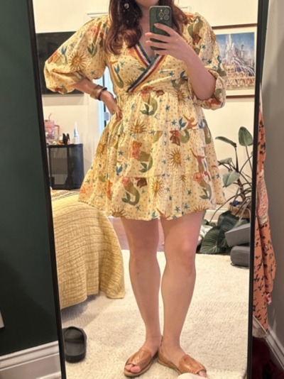 V-Neck Mermaid Mini Dress | Nuuly