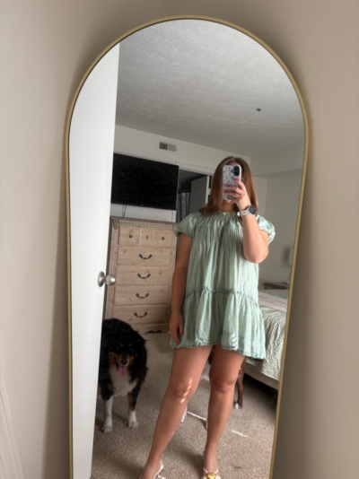 clarise mini dress free people Free People Clarise Mini Dress in Green