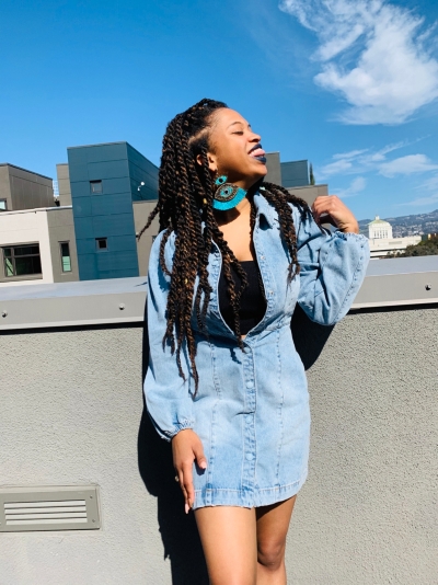 Mia Denim Mini Dress | Nuuly