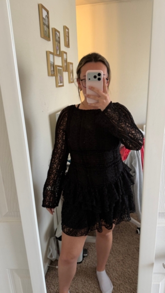 chinese dress ladies Free People Tabby Lace Mini Dress