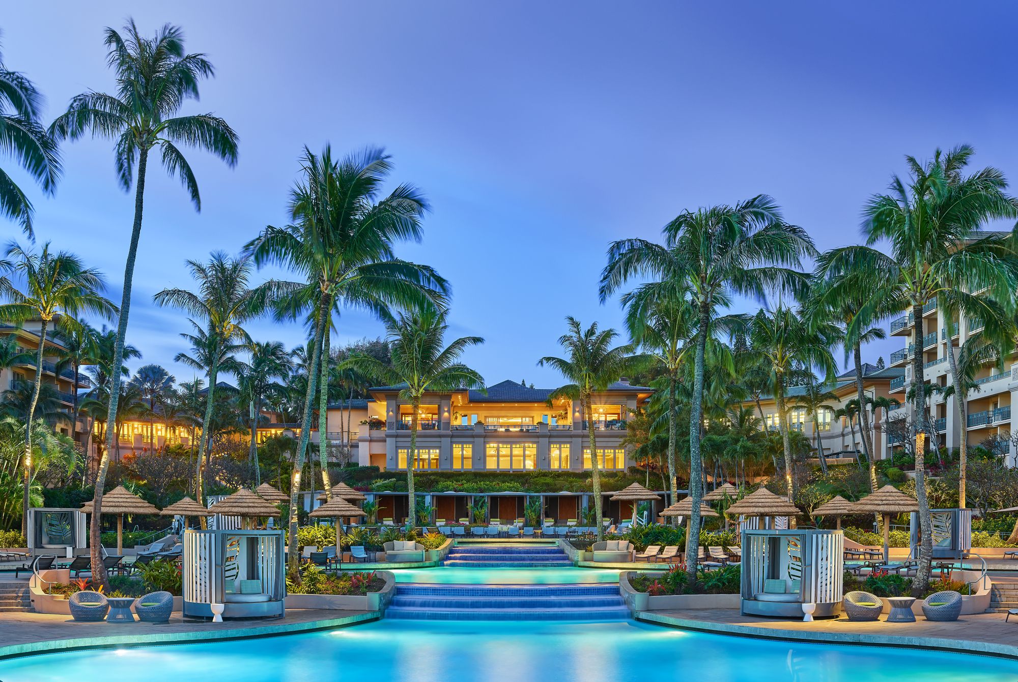 Ritz Carlton Maui resort pool on the west side of the island