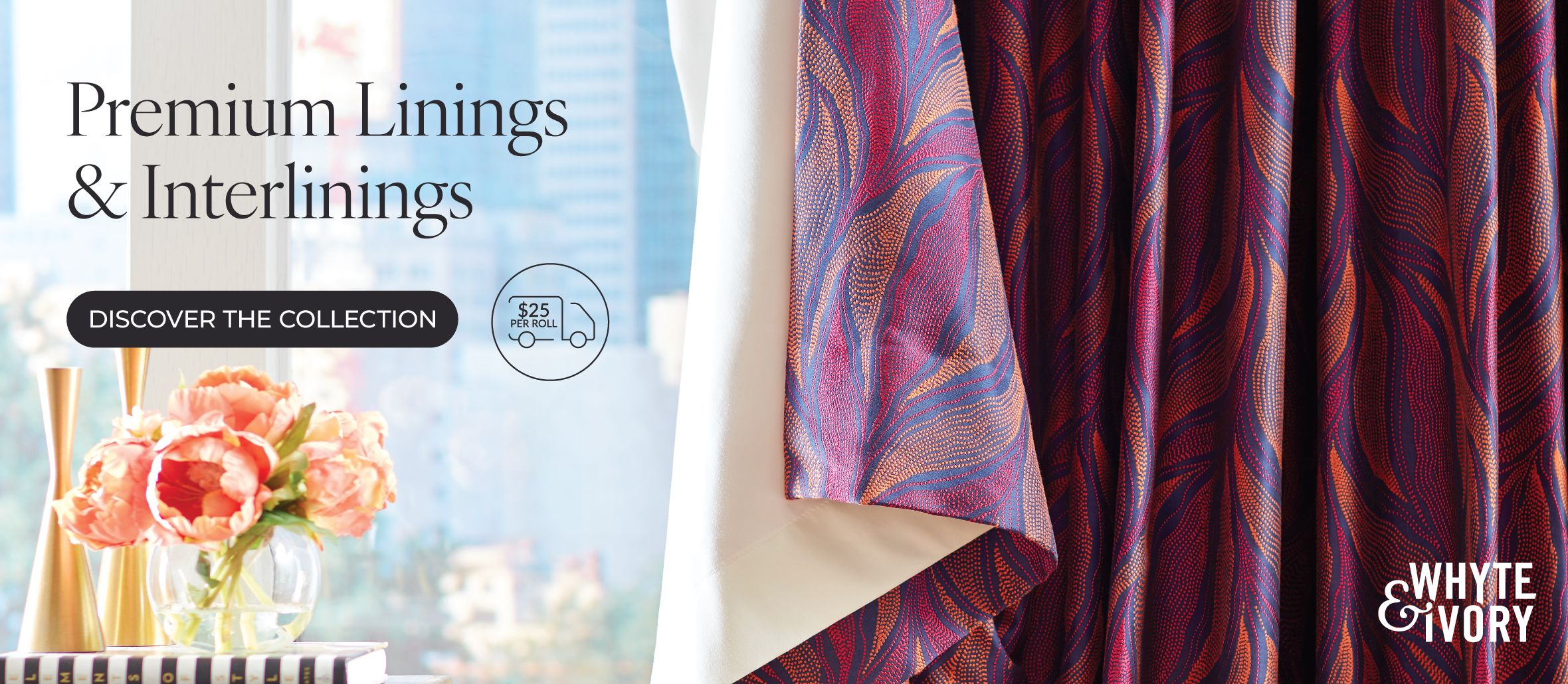 Shop Premium Linings & Interlinings with $25 Flat Rate Shipping