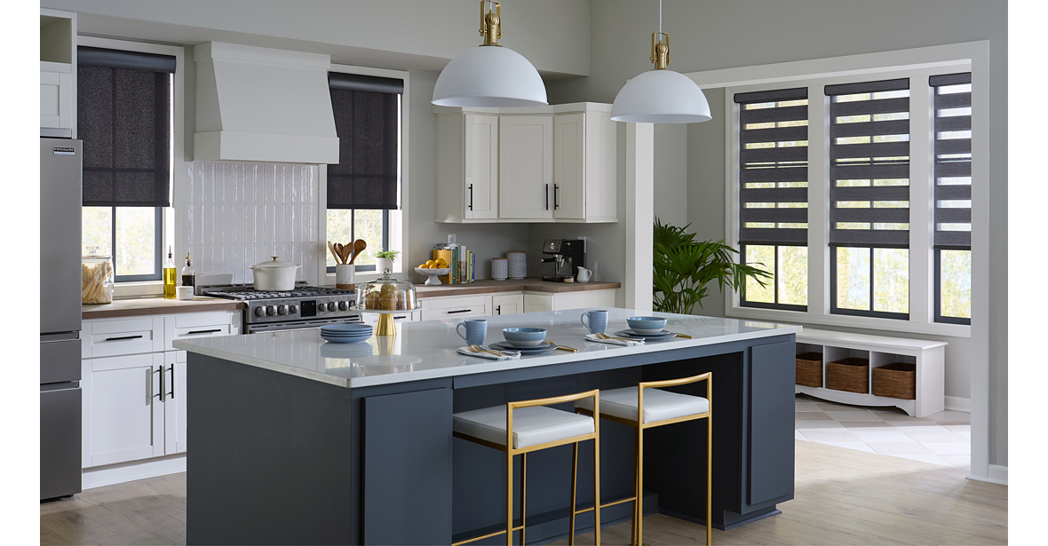 ELEMENTS® ECHO Roller Shade Collection | Paired with Twinlight Shades 