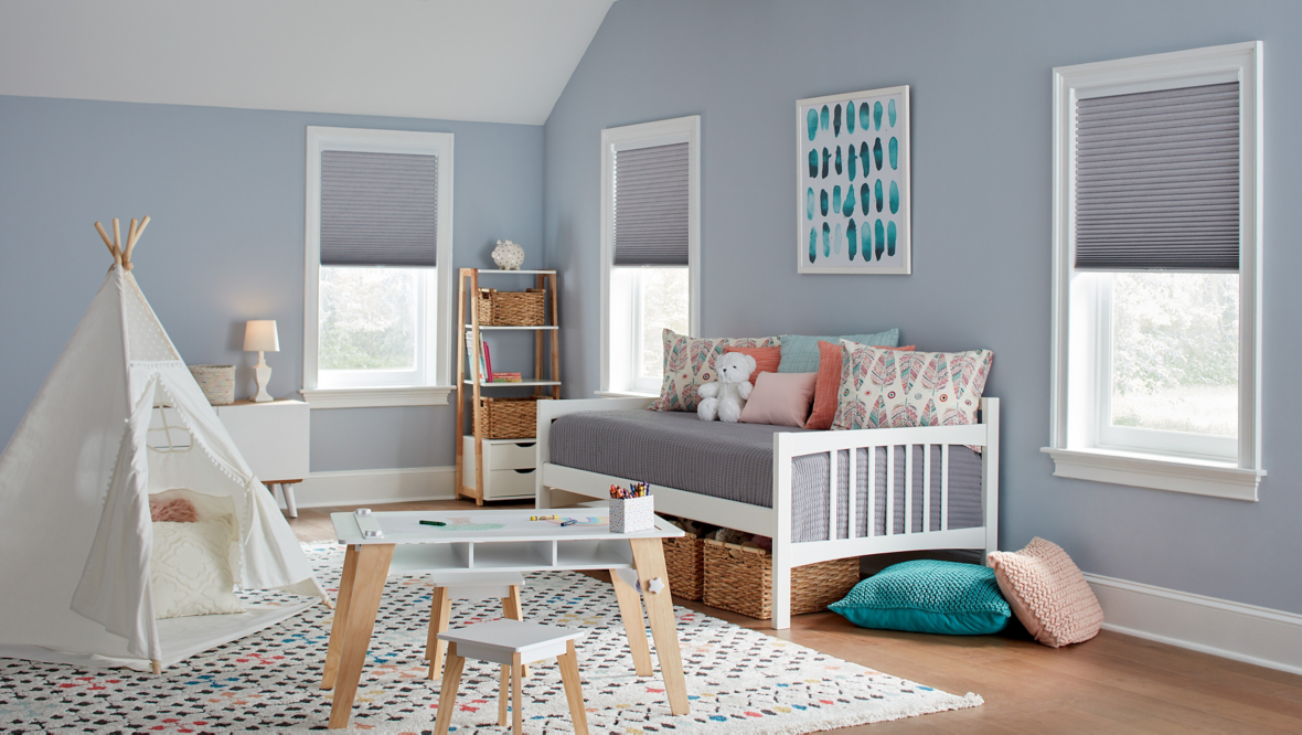 ELEMENTS® Cordless Cellular Shades | Children's Bedroom 