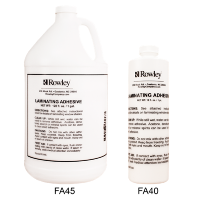 Laminating Adhesive Shade Components Rowley