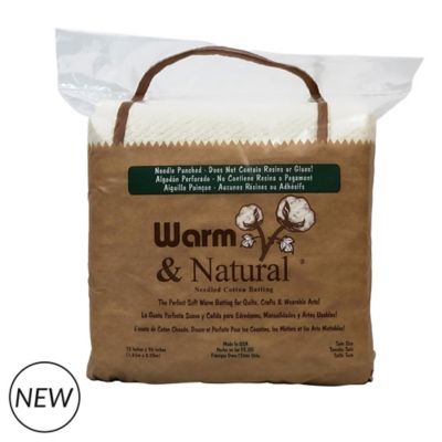 Natural Cotton Quilt Batting Twin Size