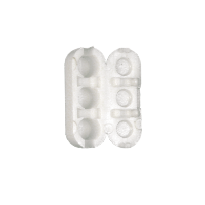 Plastic Bead Chain Connector White
