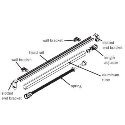Starter Kits for EZ Rise Cordless Roller Spring Shades Rowley