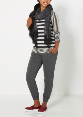 womens charcoal grey joggers
