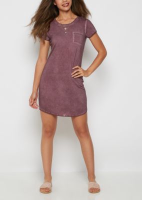 light purple t shirt dress